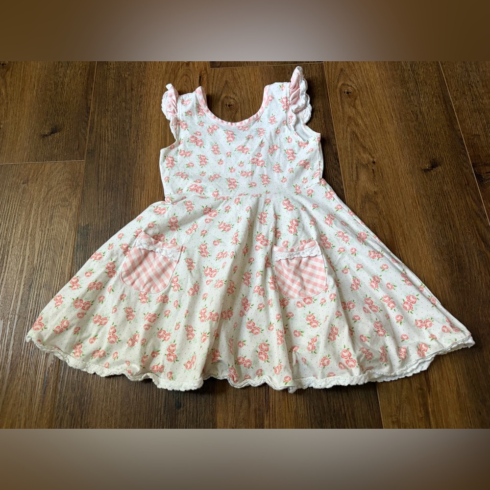 Serendipity (by shrimp & grits) floral girls dress
